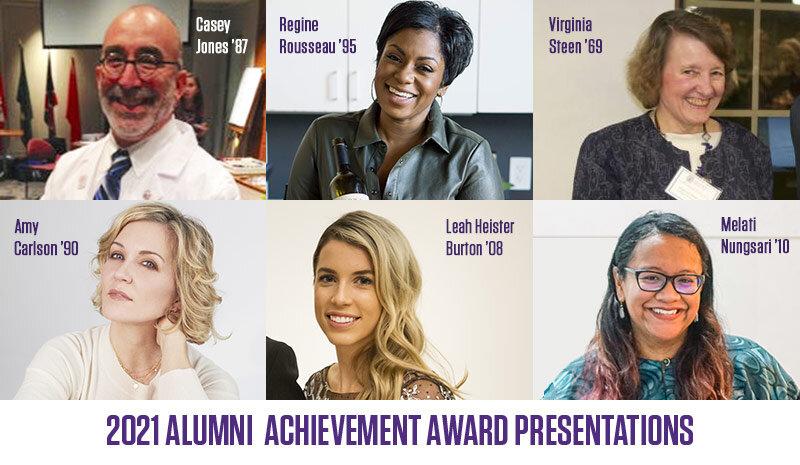 Alumni Achievement Awards honor six recipients this year