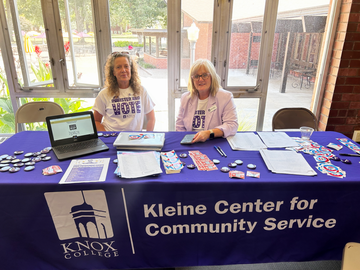 The Kleine Center for Community Service helped students register to vote on Sept. 17 for National Voter Registration Day.