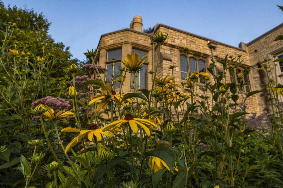 Seymour Library in Spring. Photo courtesy of Knox College