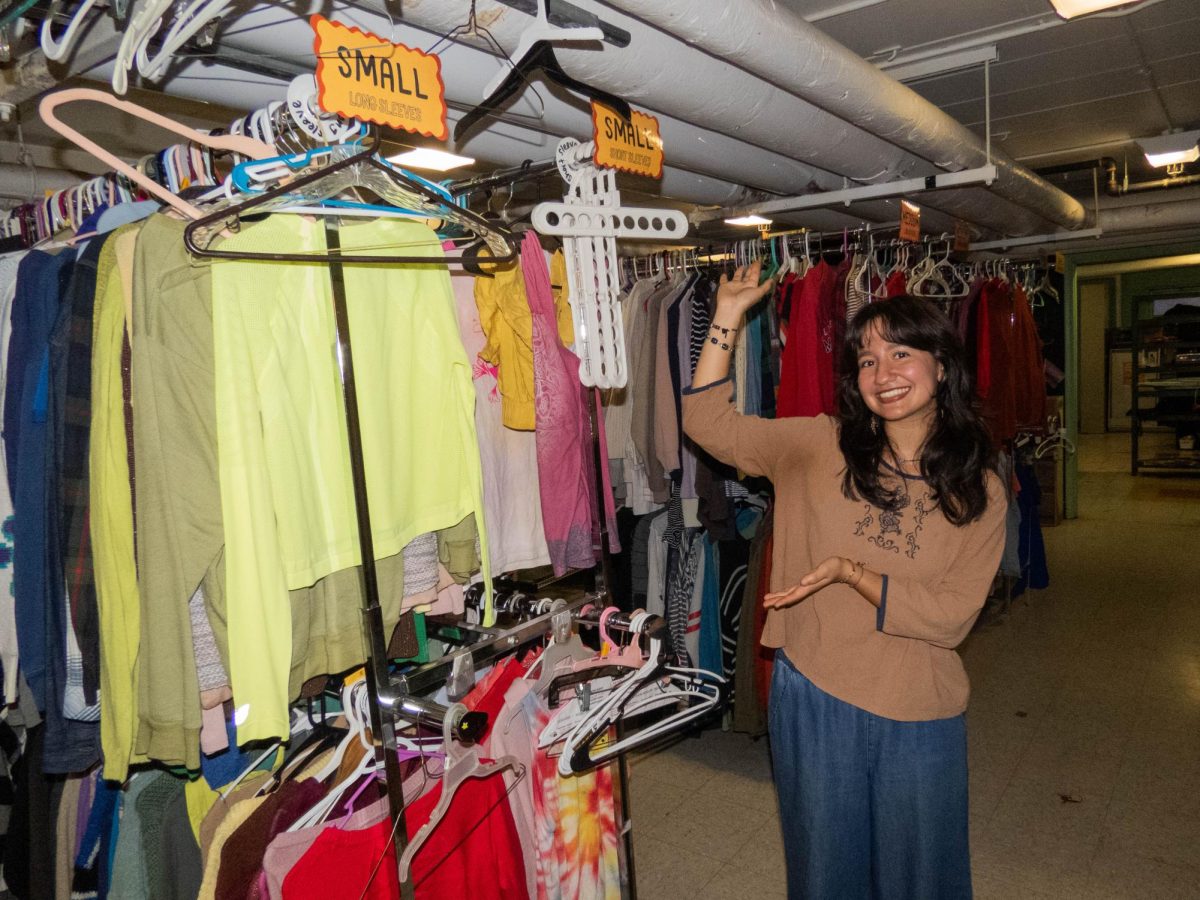 Junior Nicole Roman at Share Shop