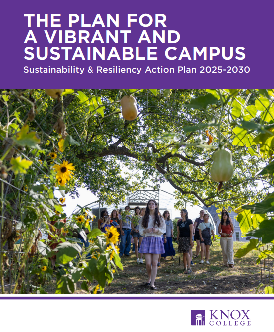 Cover of the Sustainability and Resiliency Action Plan. Credit: Knox College.